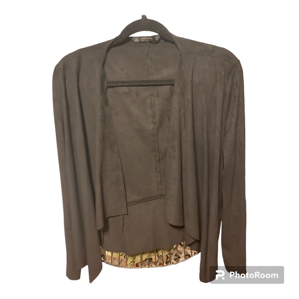 Zara Basic Velvet Jacket - image 1